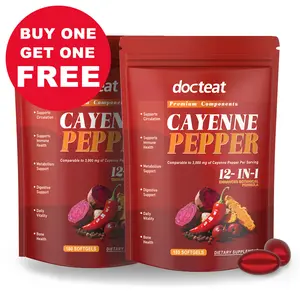 Cayenne Pepper Softgels Supplement – Heart Health, Blood Pressure & Circulation Support with Hawthorn, Berberine, Grape Seed, Beet Root & Turmeric