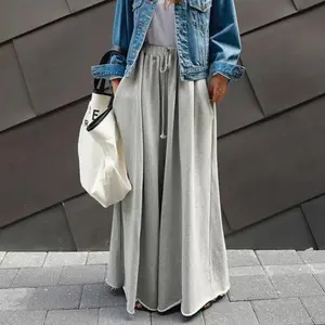 UOOZEE Women's  -Leg Solid Color Pants - Simple and comfortable, , no sense of restraint, suitable for casual daily wear, home, easy party  trouser casual loose Womenswear Bottom