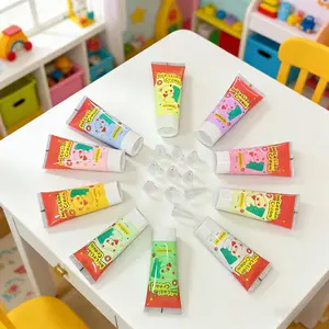 Random Color Cream Glue Kit, 3/5/8/10pcs Glue + 10pcs Nozzles Suit, DIY Hairpins, Combs, Photo Frames, Mobile Phone Cases, Best Gift