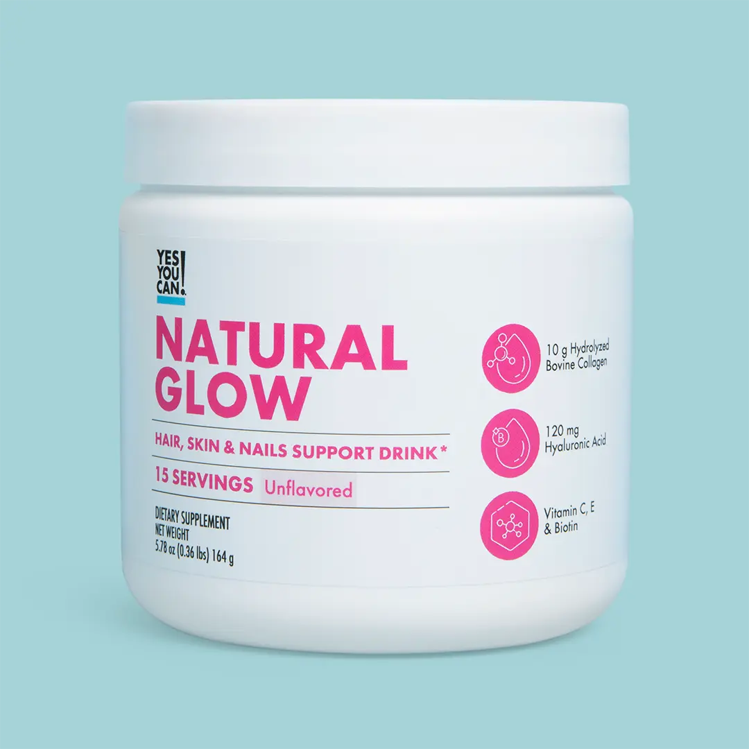 Yes You Can! Natural Glow Collagen (15 servings)