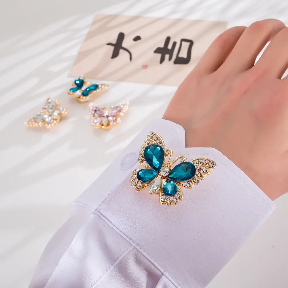 Bogadion Cufflinks and Shirt Studs Set, Elegant Zinc Alloy Unisex Fashion Jewelry with Toggle Closure for Formal Events & Business Styling, Employee Benefits, Fashion Lovers
