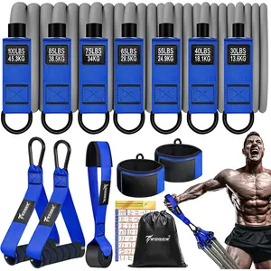 Resistance Bands, 350lbs/450lbs Heavy Exercise Bands with Handles, Workout Bands Set for Working Out Men, Fitness Weight Bands for Strength , Stretching, Slim, Physiotherapy