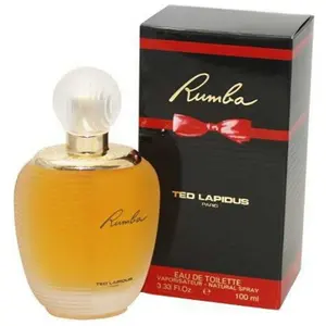 Ted Lapidus RUMBA Women's EDP Perfume - Floral Fruity, Elegant, Boxed Fragrance with Light Wood & Musk Notes, 3.3 fl oz (3.4 fl oz Option), Casual Wear, New In Box, Floral Fruity Fragrance, Elegant Women's Fragrance