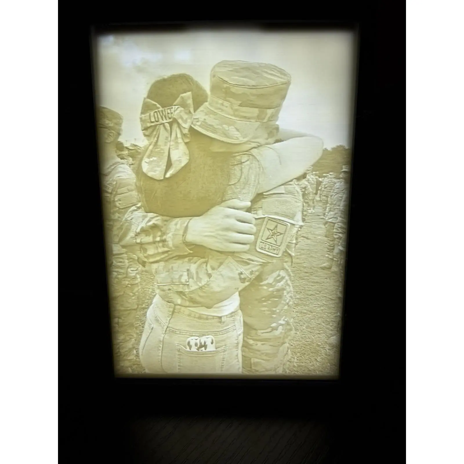 Customized 3D LED Lighted photo box