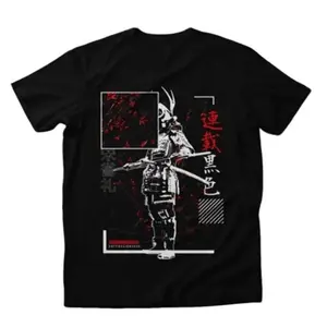 Crimson Samurai Tshirt, Anime Tshirt, Samurai champloo shirt