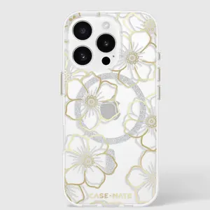 Floral Gems MagSafe - iPhone 16 Pro Cover Case Protector