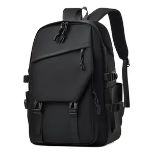 Unisex Waterproof Casual Backpack with Pencil Bag, Large Capacity, Main Compartment 2, Ideal for School and Outdoor Use