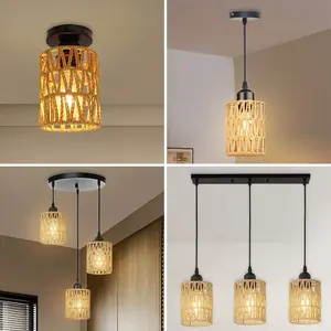 Nordic Modern Simple Pendant Light, Straight Tube Hanging Lamp, Ceiling Light Fixture, E27 Socket Restaurant Bar Coffee Shop Luxury Counter Light (no Bulb)