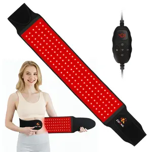 Red Light Therapy for Body,150 LEDs Infrared Light Therapy Wrap Belt for Waist,Upgraded 3 in 1 Led Beads,660nm Red Light &850nm Near Infrared Light Device for Back with Timer