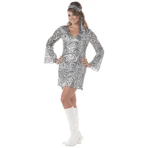 Plus Size Disco Diva Dress Costume