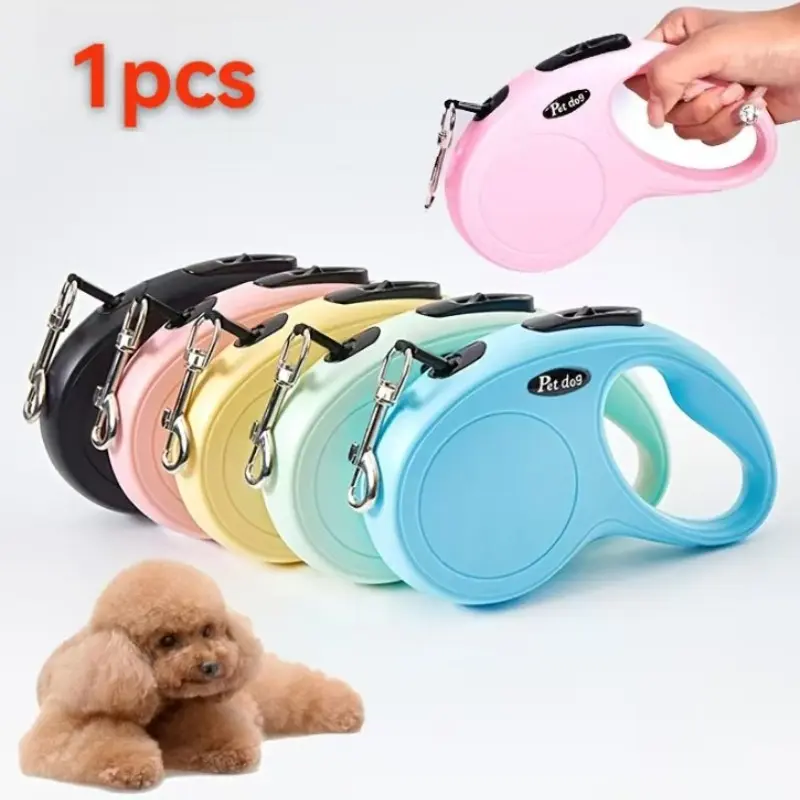 An automatic retractable pet leash 3 meters long dog leash pet leash is suitable for pets to walk their dogs outdoors Retractable Leashes