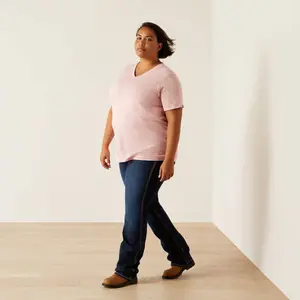 10054439 REBAR COTTON STRONG V-NECK SS TEE