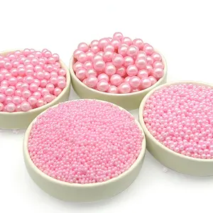85g/150g 0.2/0.4/0.7/1cm Pink Pearl Balls Wedding Birthday Mother's Day Party Table Cake Decoration Non edible Decoration