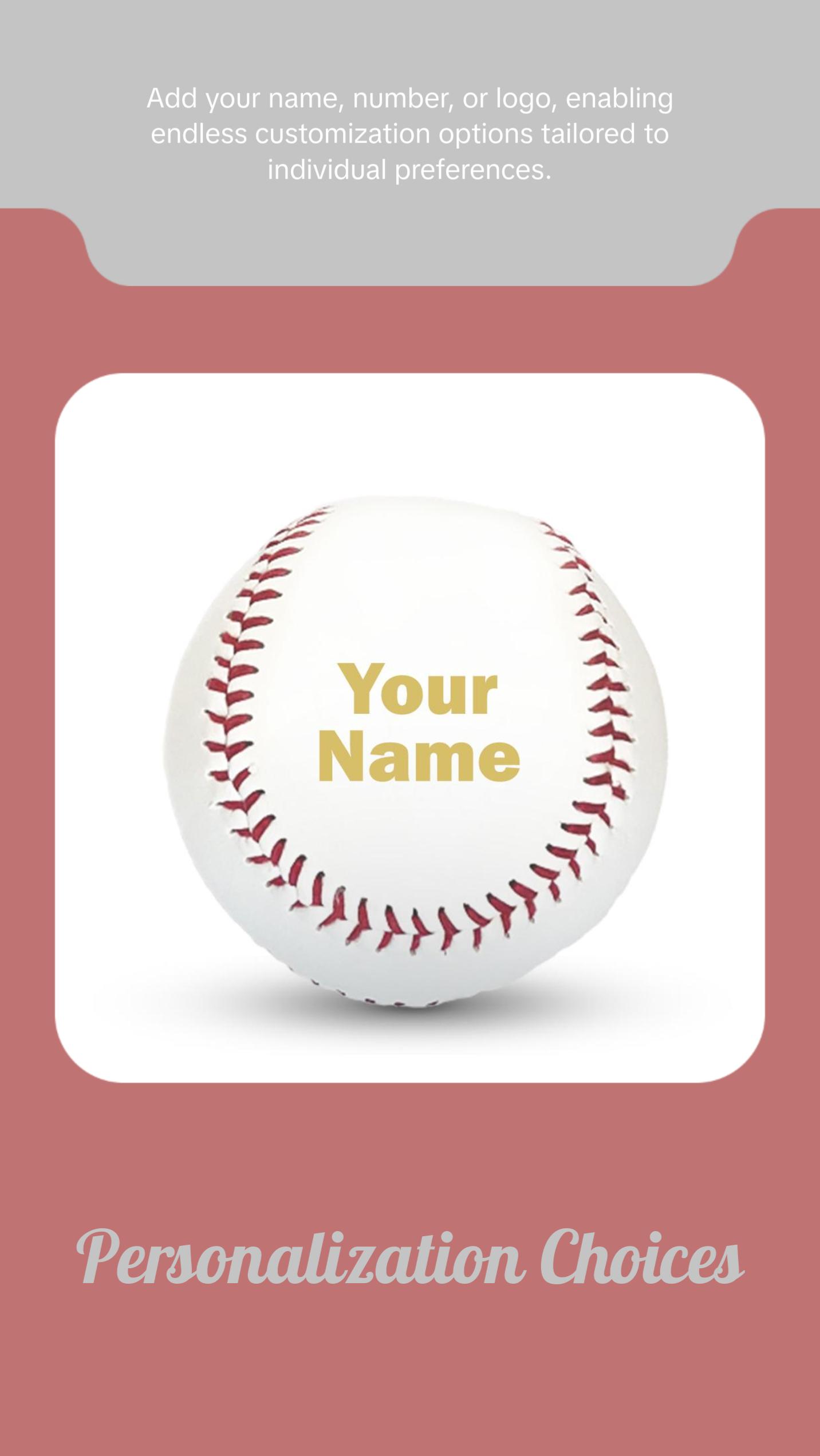 Customized Personalized Baseball, Gift or Display Baseball Customized Personalized Baseball, Gift or Display Baseball
