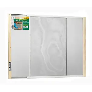 45 in. x 24 in. Adjustable Wood Frame Window Screen