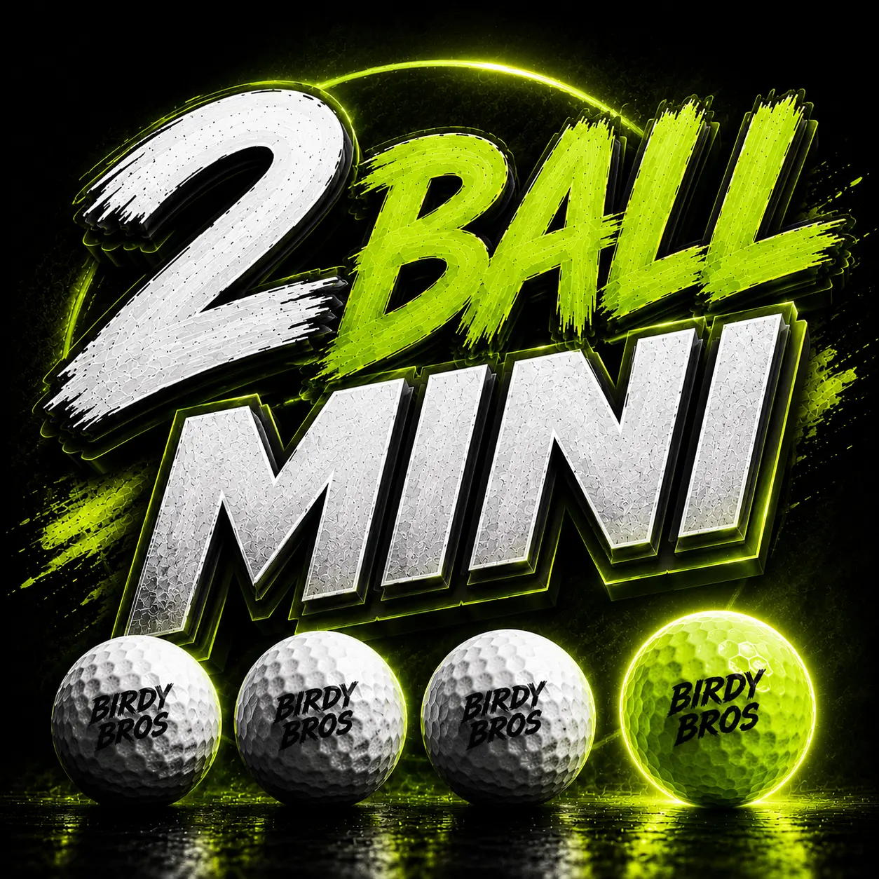 BB 2Ball Mini Suppy-  10 Tees