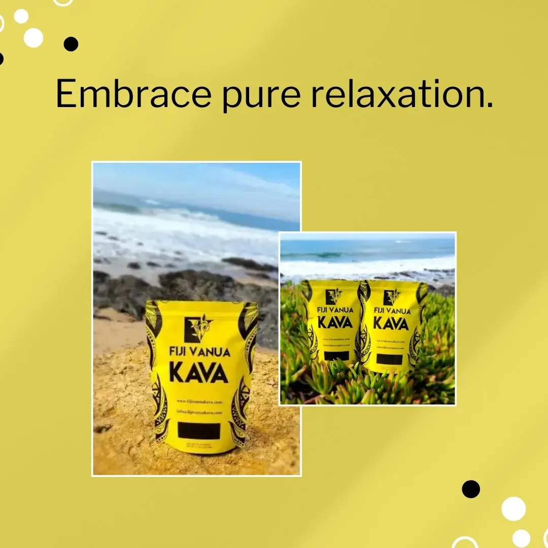 FIJI VANUA KAVA-Dehydrated Instant Old Roots 4oz -Real Instant Kava-for convenience, on the go! All Natural Beverage