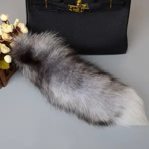 Fashion Faux Fur Tail Keychain, Plush Bag Pendant, Stylish Sports & Outdoor Leisure Accessory Decor