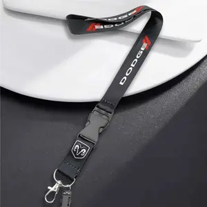 Dodge RAM Motorcycle Accessories, Nylon Printing Emblem Style Keychain Lanyard, & Design, Auto Gadget Accessory