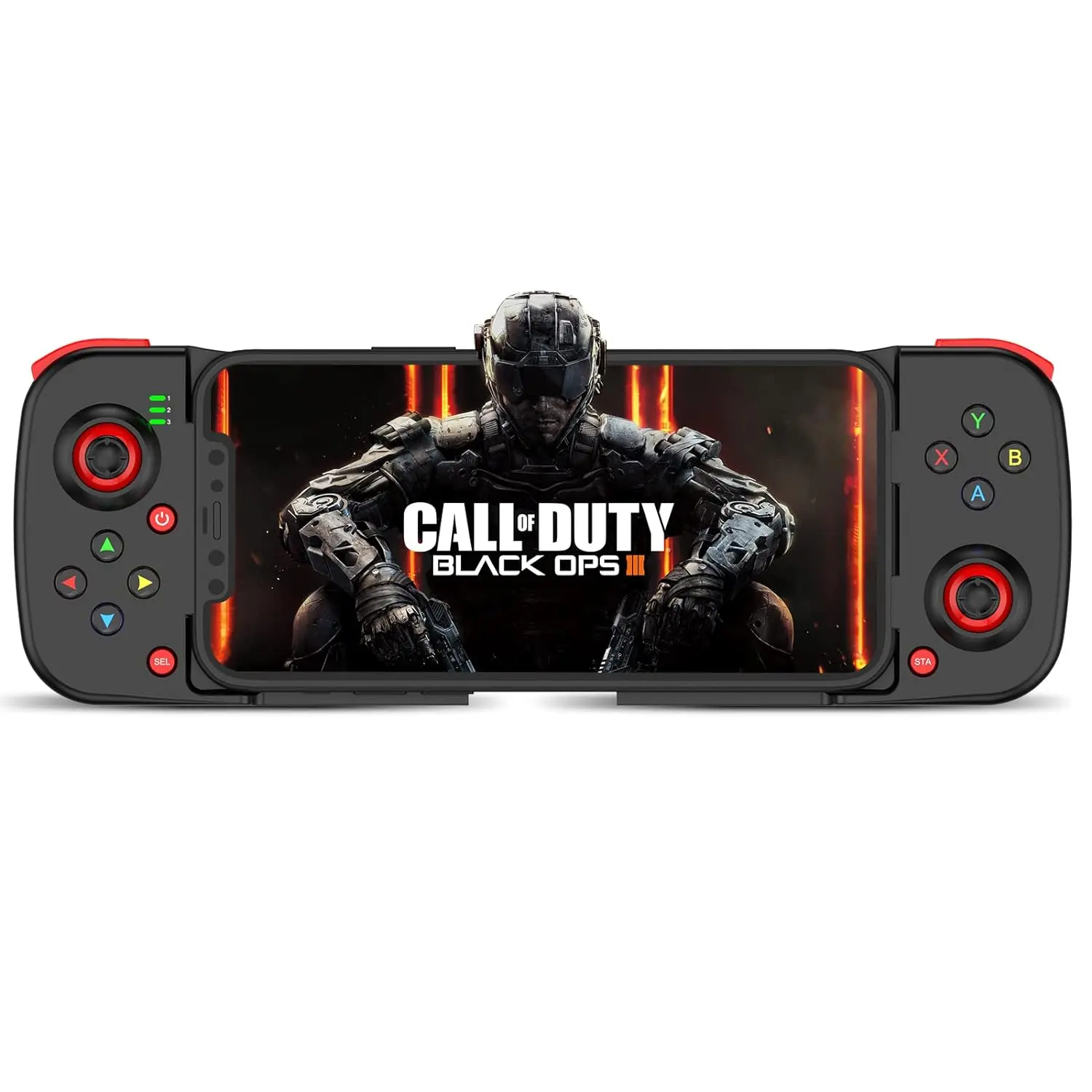 Wireless Bluetooth Gamepad Controller Accessories for iPhone 14-11 Pro Max, Android Galaxy S23-S21 Ultra - Direct Play, Low Latency Wireless Controllers for COD Mobile, Genshin Impact