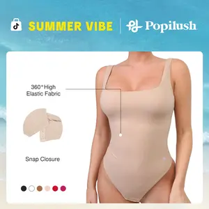 Popilush CloudSense Thong Shapewear Bodysuit