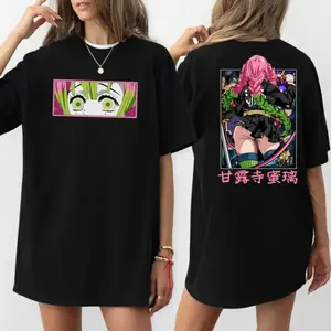 Demon Slayer T Shirt, Mitsuri Kanroji Shirt For Kimetsu No Yaiba Fans, Anime Shirt For Fan, Unisex Short Sleeve Tee