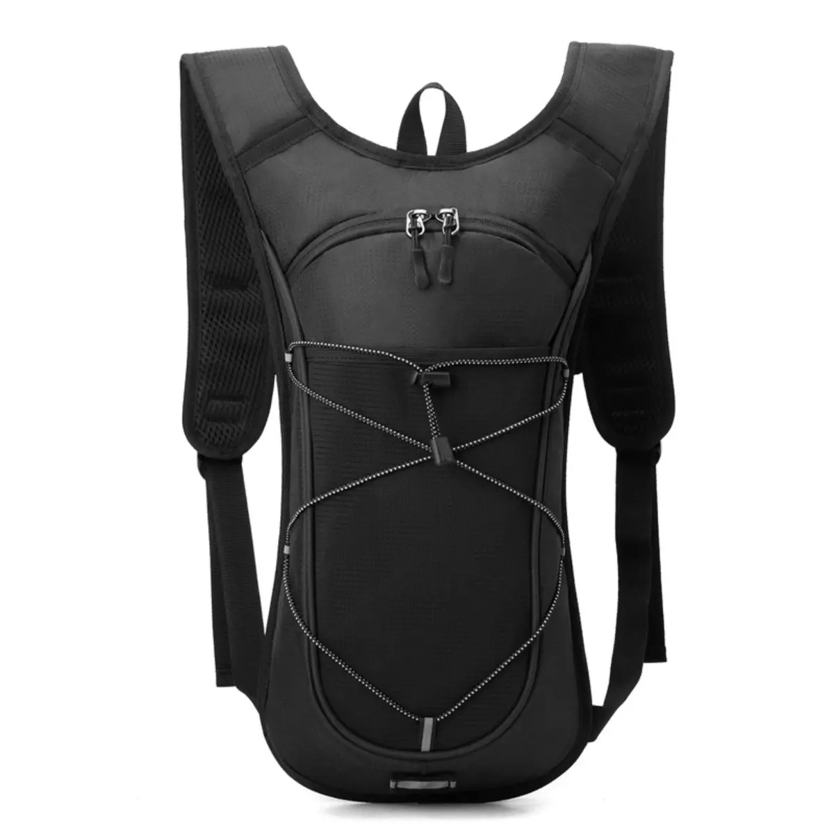 Lightweight Hydration Backpack, Running Backpack with 2L Water Bladder, Hydro Water Daypack for Cycling Hiking Rave for Men Women