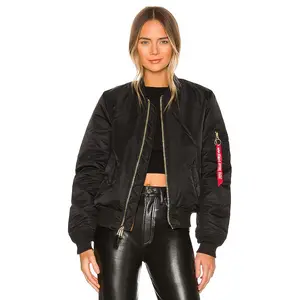 ALPHA INDUSTRIES MA-1 W Bomber in Black