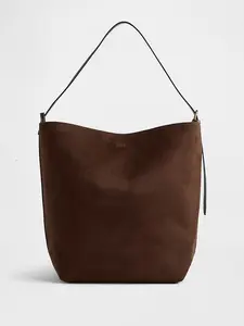 Vegan Suede Bucket Bag