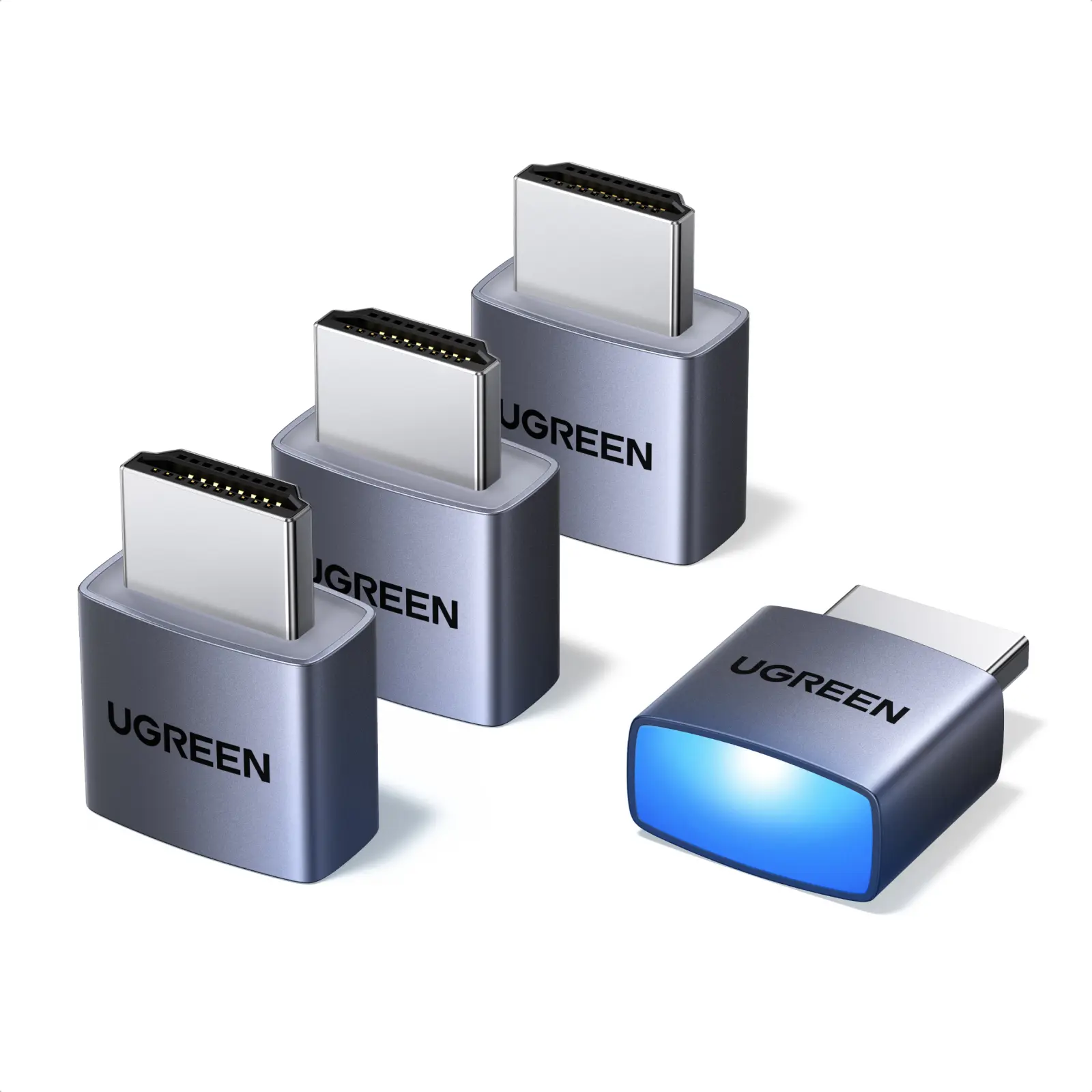 UGREEN 4 Pack HDMI Dummy Plug 4K@60Hz 2K@60Hz 1080P@120Hz, EDID Emulator, Virtual Monitor Emulator, HDMI Headless Adapter for Remote PC, Laptop tiktokshopbacktoschool