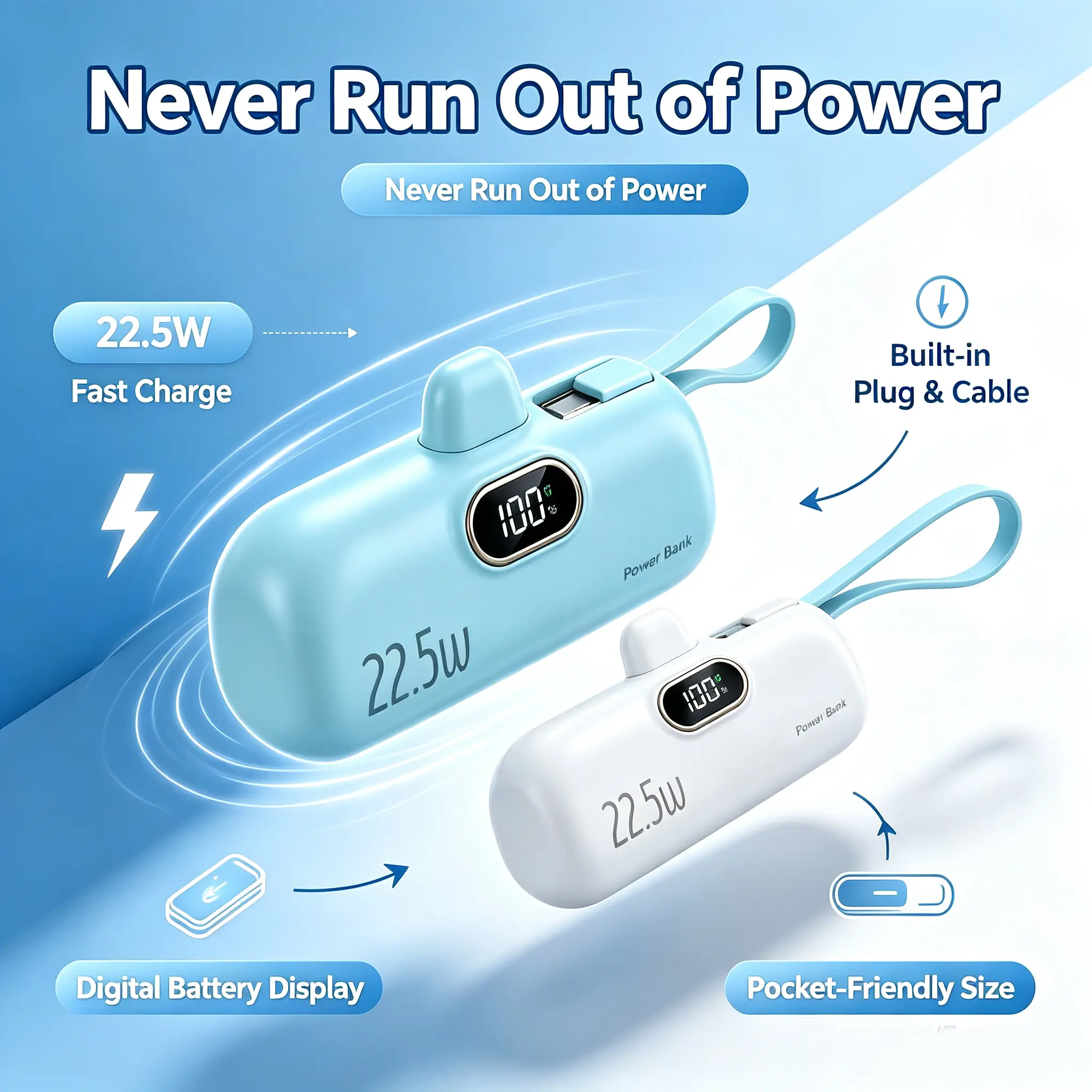 Mini Portable  Power Bank