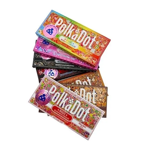 Polkadot Belgian Chocolate, 20 BUNDLE PACK, High Potency Plant-based Mushroom, VARIETY FLAVORS PACK BUNDLE, 20 DIFFERENT FLAVORS, 20 Count, 100% Organic, High-Quality Ingredients, Made in USA, All Natural, Healthy Chocolate, 20 Piece Chocolate Bar