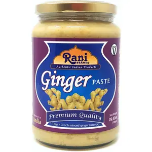 Rani Ginger Cooking Paste 26.45oz (750g) ~ Vegan | Glass Jar | Gluten Free | NON-GMO | No Colors | Indian Origin