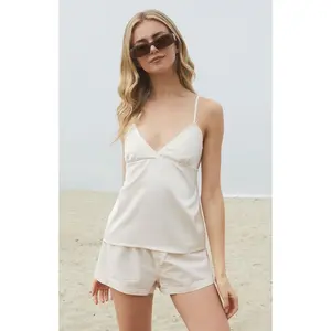 John Galt Women's Cream Edith Tank Top