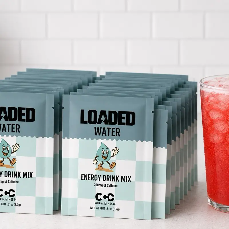 Viral 25-Pack Loaded Waters | 1 of Each Flavor | Caffeinated Hydration Beverage Mix Packets | Sugar Free | Gluten Free