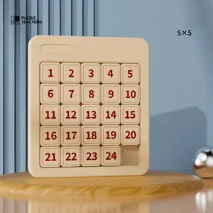 Digital Sliding Block Puzzle, Advanced Huarong Road Game, ABS Material Brain Teaser Toy, Birthday or Holiday Gift, Shape Recognition Puzzles