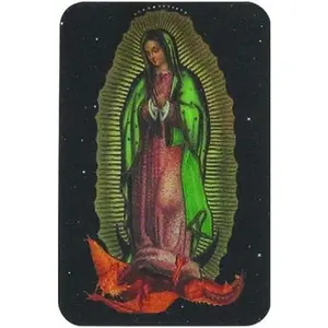 Holographic 3D Prayer Card – Our Lady of Guadalupe Holographic 3D Prayer Card – Our Lady of Guadalupe