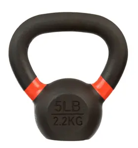 Cast Iron Kettlebell for Home Gym Workouts, 5 lbs