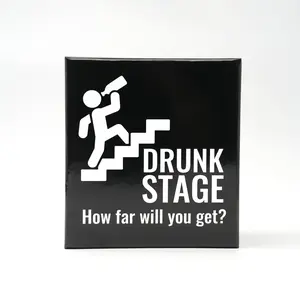 Drinking Game by Drunk Stage – 300 Cards of challenges/questions，3 levels Drinking Games for Adults Party, Game Nights with friends, College Events, Fun Drunk Games