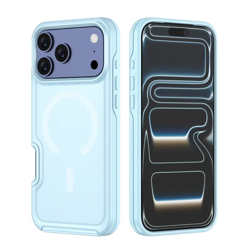 MagSafe Magnetic Phone Case for iPhone 17/16/15/14/13 Pro Max Plus - Dual Layer Armour Casing, Matte Luxury Cover, Shockproof Heavy Duty Protection - Phone Accessory, Electronics Accessories