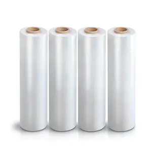 18" x 1500' 80 Gauge 4 Rolls Pallet Wrap Stretch Film Hand Shrink Wrap 1500FT
