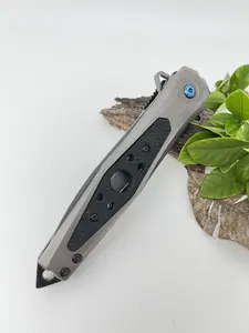 High-quality folding hiking knife, Portable pocket knife, EDC tool, suitable for outdoor camping, fishing
