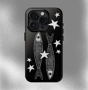 Star Stardine Phone Case Y2K Cute Grunge Gothic Black Fish Cool Girl Gift MagSafe Case Phone - Case iP 16 15 14 13 12 11 X