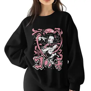 Nezuko Kamado Tee, Demon Slay Anime Washed Fabric T-shirt, Anime Tee, Gift For Anime Fans, Otaku gift 25723