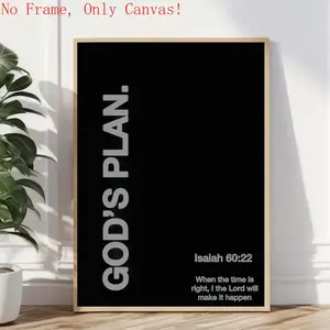 God's Plan for your Life |       Promises of God poster No Frame |       Bible verse |       Christian Modern posters |       Christian art |       Scripture posters Decor Glossy Print Wall