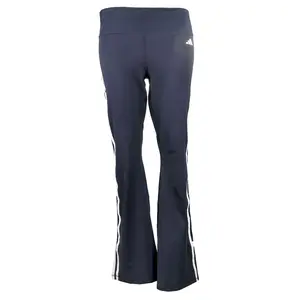 adidas Womens 3-Stripes Flared Leggings Training Casual - Blue