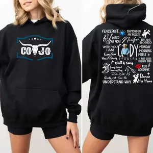 Ccojo 2 Sides Hoodie, Country Music Fans Hoodie, Concert Outfit, Merch For Fans, Unisex Long Sleeve Pullover Shirt