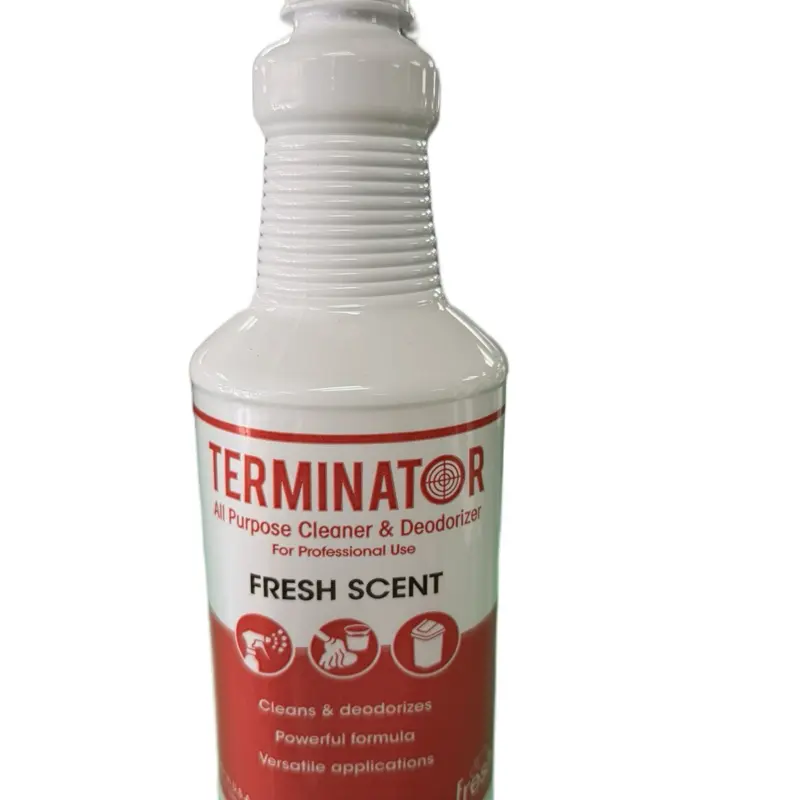 Terminator All Purpose Cleaner - Fresh Scent Formula for Professional Use, Versatile Application, Powerful Deodorizing Cleaner