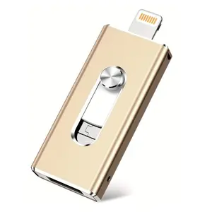 1TB USB Flash Drive for iPhone Photo Stick, Memory Stick Portable External Storage Thumb Drive, Supports USB-C, Compatible with iPhone17/16/15 Android & MAC Computers