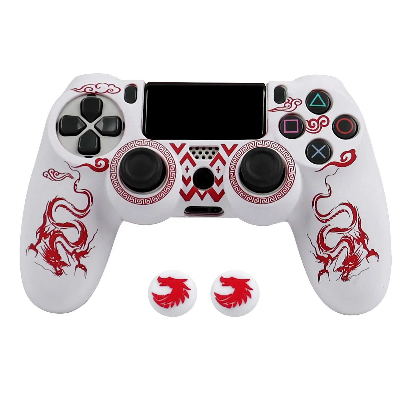 Silicone Soft Controller Cover Case For PS4 Control Skin Covers Joystick Accessories for PlayStation 4 Video Gamepad Accessories Console Controller Accessories Gaming Accessories Console Accessory